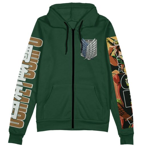 9Heritages 3D Anime Attack On Titan Eren Yeager Custom Fandom Hoodie