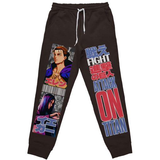 9Heritages 3D Anime Attack On Titan Eren Yeager Custom Fandom Sweatpants