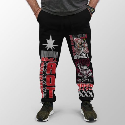 9Heritages 3D Anime Attack On Titan Armored Titan Custom Fandom Sweatpants