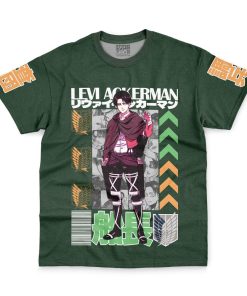 Levi Ackerman V2 Attack on Titan Streetwear T-Shirt