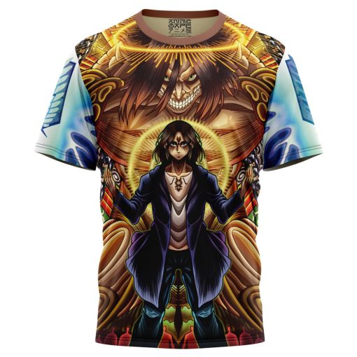 Trippy Eren Yeager Timeskip Attack on Titan T-Shirt VA307208