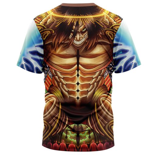 Trippy Eren Yeager Timeskip Attack on Titan T-Shirt VA307208