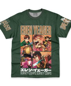 Eren Yeager Attack on Titan Streetwear T-Shirt