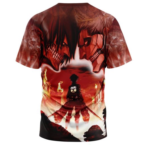 Burning Attack on Titan T-Shirt