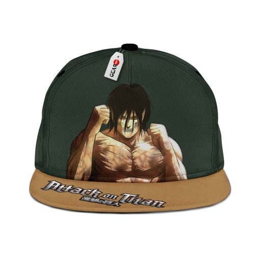 Attack Titan Snapback Hats Custom Attack On Titan Anime Hat