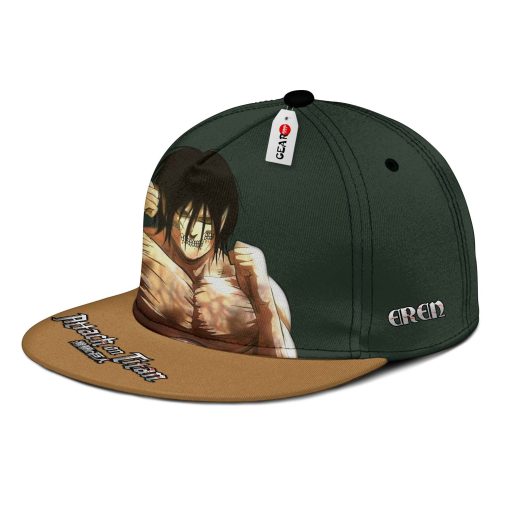 Attack Titan Snapback Hats Custom Attack On Titan Anime Hat