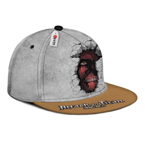 Wall Titan Snapback Hats Custom Attack On Titan Anime Hat