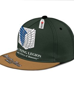 AOT Scout Regiment Snapback Hats Custom Attack On Titan Anime Hat