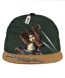 Eren Snapback Hats Custom Attack On Titan Anime Hat