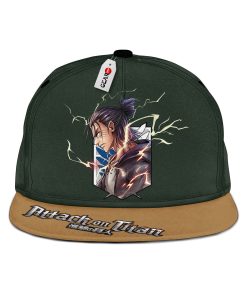 AOT Final Season Eren Snapback Hats Custom Attack On Titan Anime Hat