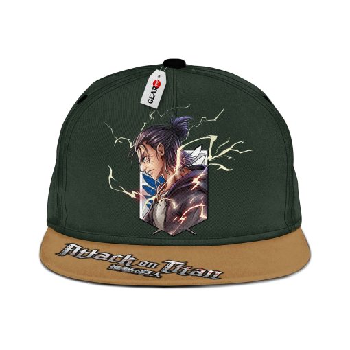 AOT Final Season Eren Snapback Hats Custom Attack On Titan Anime Hat