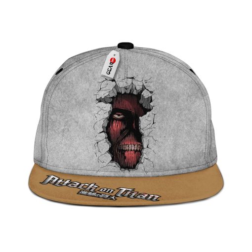 Wall Titan Snapback Hats Custom Attack On Titan Anime Hat