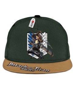 Survey Corp Eren Snapback Hats Custom Attack On Titan Anime Hat