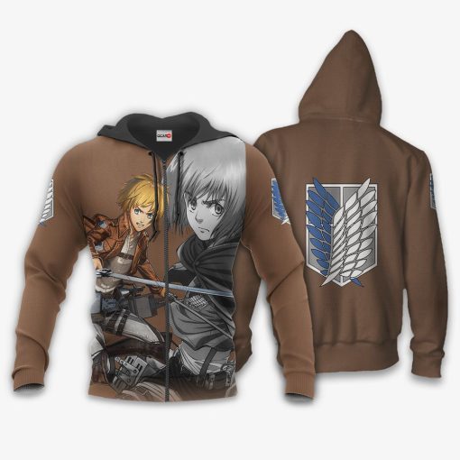 AOT Armin Arlert Hoodie Custom Attack On Titan