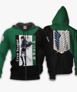 Eren Yeager Hoodie Custom Attack On Titan