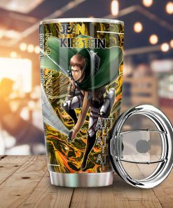 Jean Kirstein Tumbler Cup Custom Attack On Titan Car Accessories