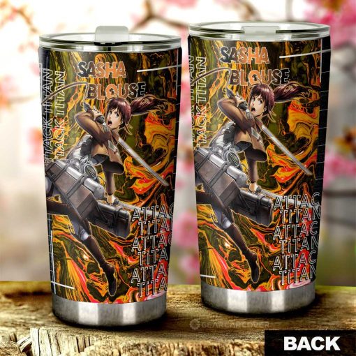 Sasha Blouse Tumbler Cup Custom Attack On Titan Car Accessories