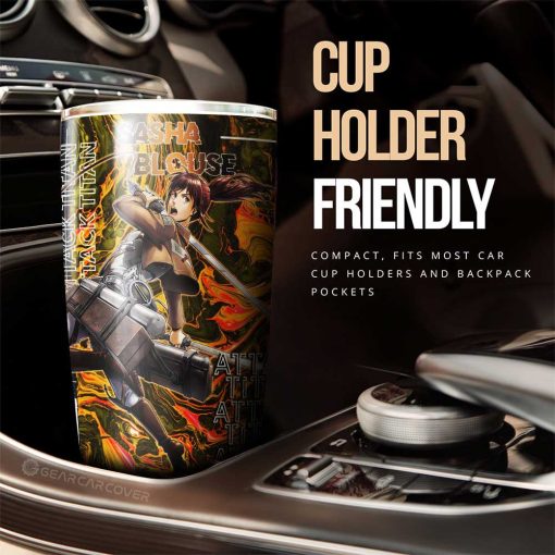 Sasha Blouse Tumbler Cup Custom Attack On Titan Car Accessories