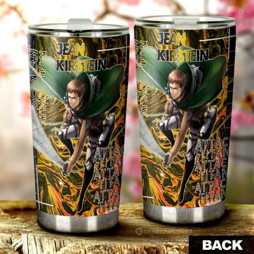 Jean Kirstein Tumbler Cup Custom Attack On Titan Car Accessories