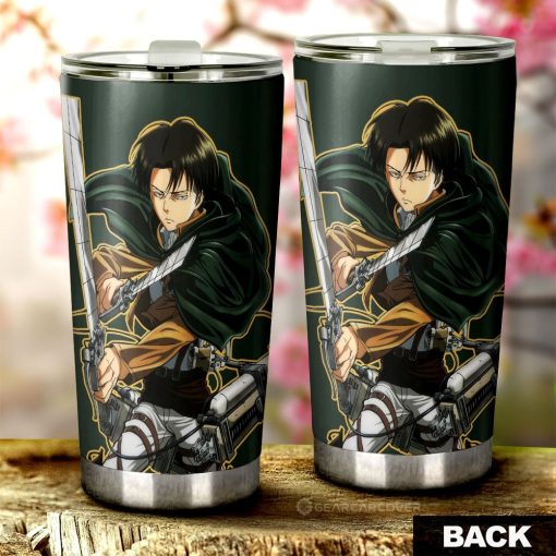 Levi Ackerman Tumbler Cup Custom Attack On Titan Anime