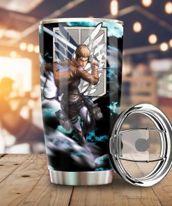 Jean Kirstein Tumbler Cup Custom Attack On Titan Anime Car Interior Accessories