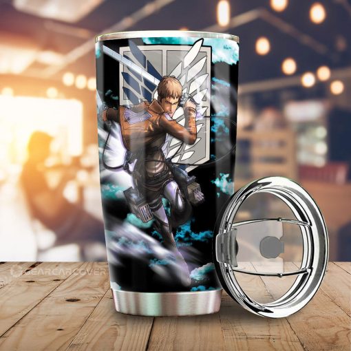 Jean Kirstein Tumbler Cup Custom Attack On Titan Anime Car Interior Accessories