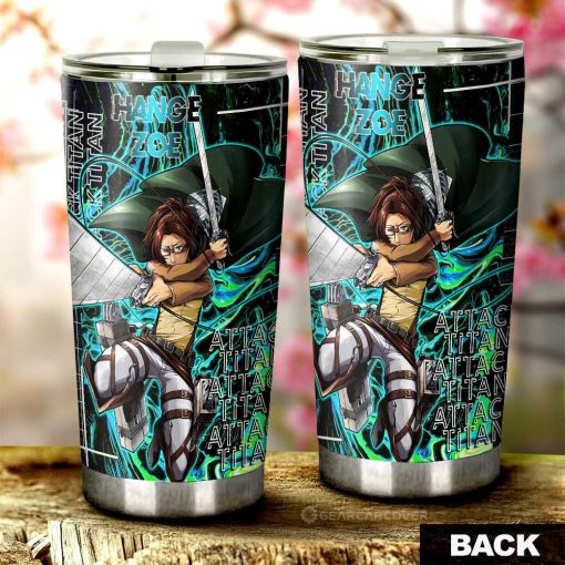 Hange Zoe Tumbler Cup Custom Attack On Titan Car Accessories