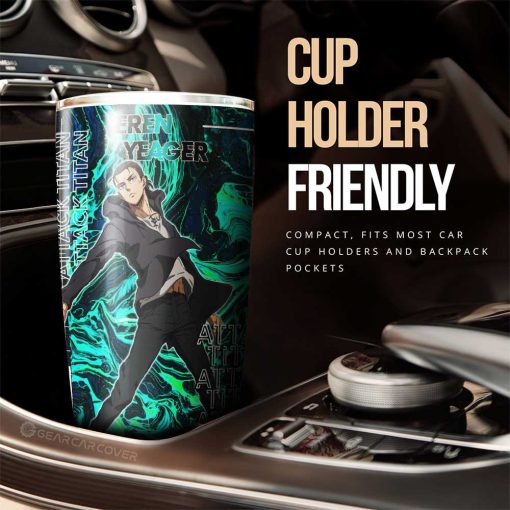 Eren Yeager Tumbler Cup Custom Attack On Titan Car Accessories