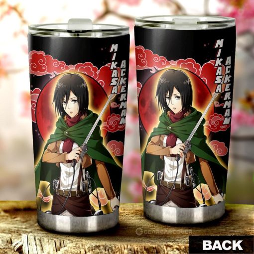 Mikasa Ackerman Tumbler Cup Custom Attack On Titan Anime