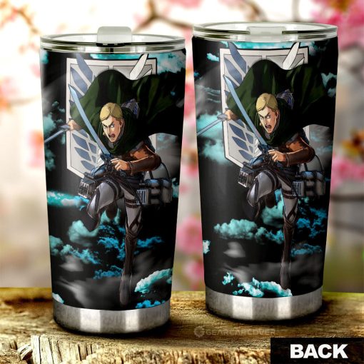 Erwin Smith Tumbler Cup Custom Attack On Titan Anime Car Interior Accessories