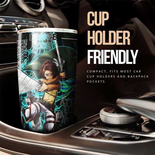 Hange Zoe Tumbler Cup Custom Attack On Titan Car Accessories