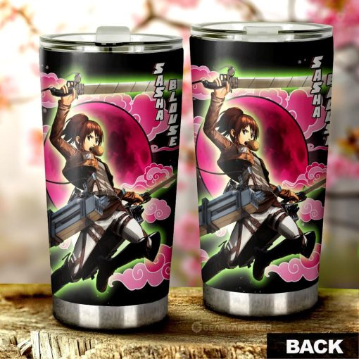 Sasha Blouse Tumbler Cup Custom Attack On Titan Anime