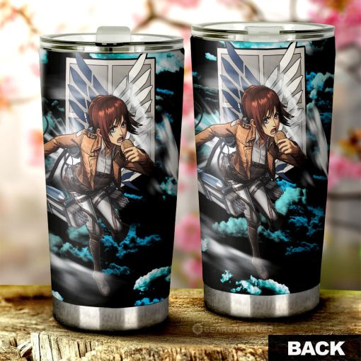 Sasha Blouse Tumbler Cup Custom Attack On Titan Anime Car Interior Accessories