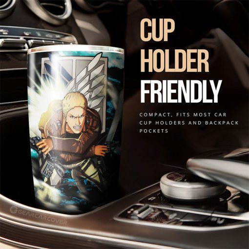 Reiner Braun Tumbler Cup Custom Attack On Titan Anime Car Interior Accessories