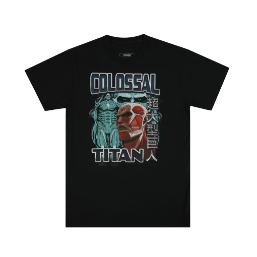 9Heritages 3D Anime Attack On Titan Colossal Titan Fight Icon Custom Fandom Unisex Tshirt