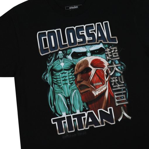 9Heritages 3D Anime Attack On Titan Colossal Titan Fight Icon Custom Fandom Unisex Tshirt