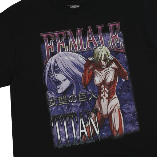 9Heritages 3D Anime Attack On Titan Female Titan Fight Icon Custom Fandom Unisex Tshirt