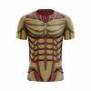 9Heritages 3D Anime Attack On Titan Reiner Armored Titan Form Custom Cosplay Costume T-Shirt