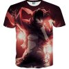 9Heritages 3D Anime Attack On Titan Mikasa Ackerman Custom Fandom T-Shirt