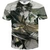 9Heritages 3D Anime Attack On Titan Captain Levi Hansome Custom Fandom T-Shirt