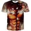 9Heritages 3D Anime Attack On Titan Eren Founding Titan Custom Fandom T-Shirt