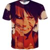 9Heritages 3D Anime Attack On Titan Eren Two Faces Custom Fandom T-Shirt