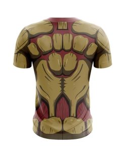 9Heritages 3D Anime Attack On Titan Reiner Armored Titan Form Custom Cosplay Costume T-Shirt