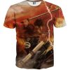 9Heritages 3D Anime Attack On Titan Eren Custom Fandom T-Shirt