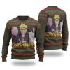 9Heritages 3D Anime Naruto Shippuden Team 7 Naruto Sasuke Sakura Custom Ugly Christmas Sweater