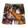 Attack On Titan Captain Levi Blades Portrait Vibrant Short