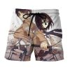 Attack On Titan Eren Mikasa Lovely Couple Vibrant Short