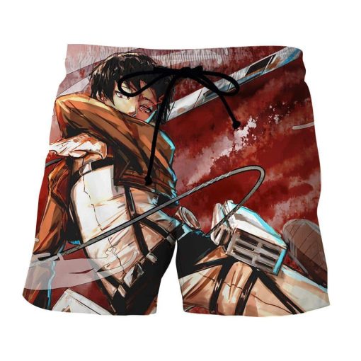 Attack On Titan Captain Levi Sketch Style Portrait Short