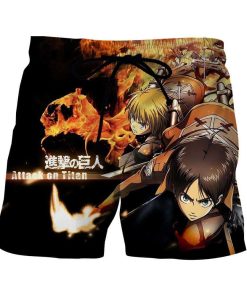 Attack On Titan Eren Armin Fighting Together Cool Short