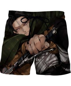 Attack On Titan Deadly Levi Ackerman Killing Swag Short